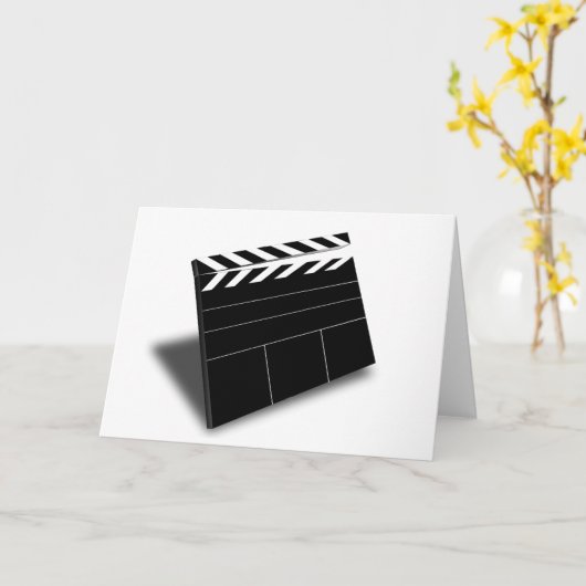 Scene Slate Grußkarten Karte (Gelbe Blume)