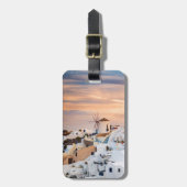 Scenery Oia Gepäckmarke Gepäckanhänger (Vorderseite vertikal)