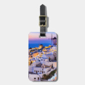Scenery Oia Gepäckmarke Gepäckanhänger (Vorderseite vertikal)
