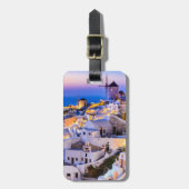Scenery Oia Gepäckmarke Gepäckanhänger (Vorderseite vertikal)