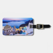 Scenery Oia Gepäckmarke Gepäckanhänger (Vorderseite horizontal)