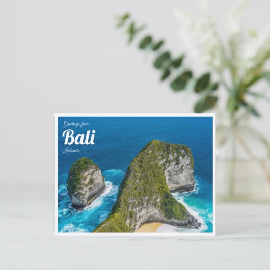 Scenery Postcard - Nusa Penida Bali Indonesien Postkarte (Stehend Vorderseite)