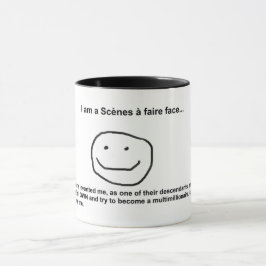 Scènes à faire face tasse