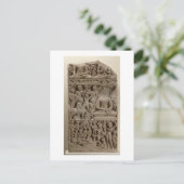 Scenes from Buddha's life, Sarnath, Uttar Pradesh Postkarte (Stehend Vorderseite)