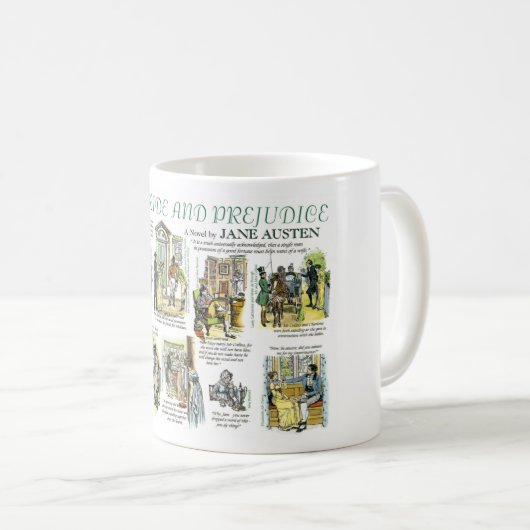 Scenes from Pride and Prejudice Kaffeetasse (VorderseiteRechts)