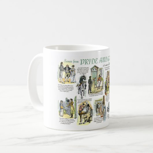 Scenes from Pride and Prejudice Kaffeetasse (Vorderseite Links)