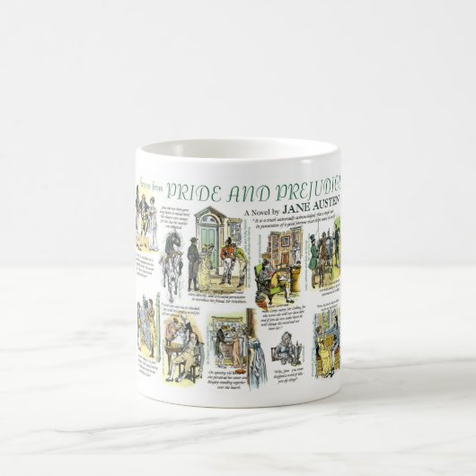 Scenes from Pride and Prejudice Kaffeetasse (Mittel)