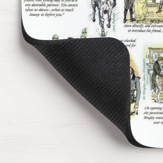 Scenes from Pride and Prejudice Mousepad (Ecke)
