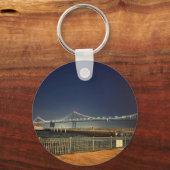 Scenes of San Francisco Bay Bridge and cityscape Schlüsselanhänger (Vorderseite)
