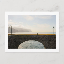 Scenic bridge in Ponta do Sol, Madeira Postkarte