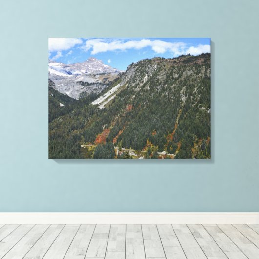 Scenic Canyon Autumn Color Landscape Leinwanddruck (Insitu (Holzboden))