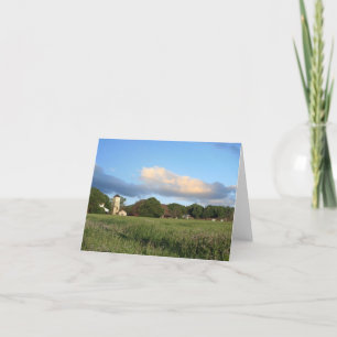 Scenic Farm, Blank Note Card Karte