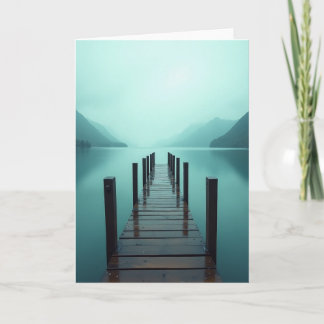 Scenic Fathers Day Fjord Card Karte