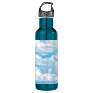 Scenic Happy Sunny Clouds Background Trinkflasche
