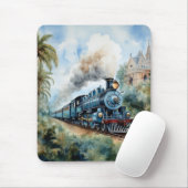Scenic Landscape a Victorian Train Mousepad (Mit Mouse)