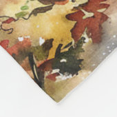 Scenic Landscape with Train Fleecedecke (Ecke)