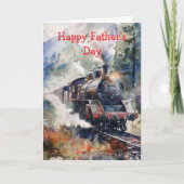 Scenic Landscape with Train Karte (Vorderseite)