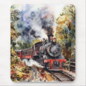 Scenic Landscape with Train Mousepad (Vorne)