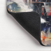 Scenic Landscape with Train Mousepad (Ecke)