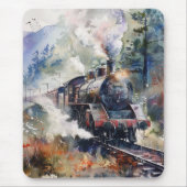 Scenic Landscape with Train Mousepad (Vorne)