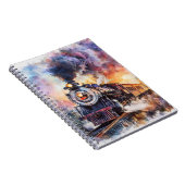 Scenic Landscape with Train Notizblock (Rechte Seite)