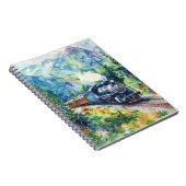 Scenic Landscape with Train Notizblock (Rechte Seite)