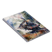 Scenic Landscape with Train Notizblock (Rechte Seite)