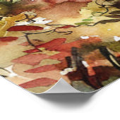 Scenic Landscape with Train Poster (Ecke)