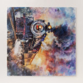 Scenic Landscape with Train Puzzle (Horizontal)