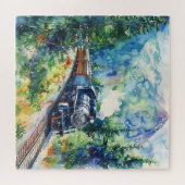 Scenic Landscape with Train Puzzle (Horizontal)