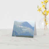 Scenic Mountains Christian Scripture Get Well Card Karte (Gelbe Blume)
