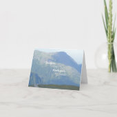 Scenic Mountains Christian Scripture Get Well Card Karte (Vorderseite)