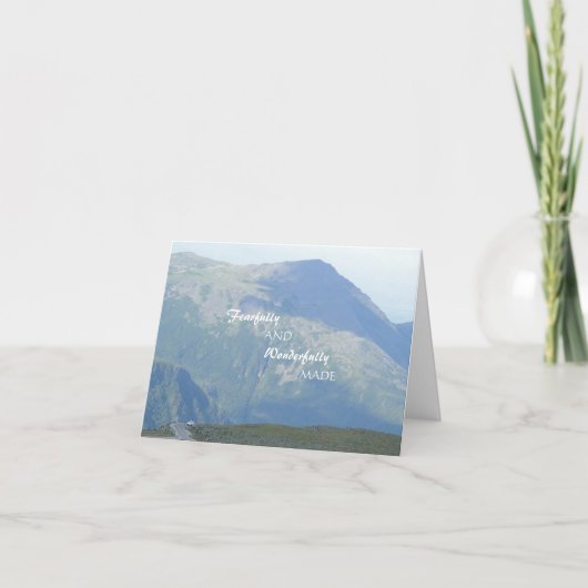 Scenic Mountains Christian Scripture Get Well Card Karte (Vorderseite)