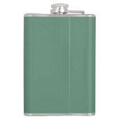 Scenic Rhode Island Retro Silhouette  Flachmann (Rückseite)