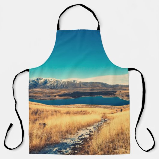 Scenic view in Mt. John summit view point, Lake T Schürze (Vorderseite)