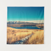 Scenic view in Mt. John summit view point,  Lake T Wandteppich (Vorderseite)