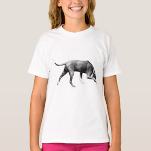 Scent Hunter - einfarbiger Realismus T-Shirt