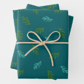 Scent of a forest - Green Spruce Twigs Geschenkpapier Set (Beispiel)