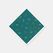 Scent of a forest - Green Spruce Twigs Serviette (Ecke)