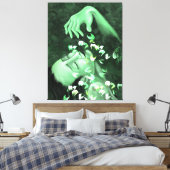 Scent of Spring Canvas Print Modern Style Malerei Leinwanddruck (Insitu (Schlafzimmer))