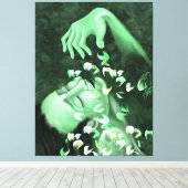 Scent of Spring Canvas Print Modern Style Malerei Leinwanddruck (Insitu (Holzboden))