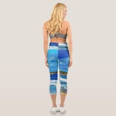 Scent of the Ocean Capri Leggings (Rückseite)