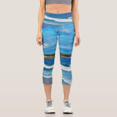 Scent of the Ocean Capri Leggings (Vorderseite)