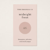 Scent Sample Fragrance Tester Blush QR Code Card (Vorderseite)