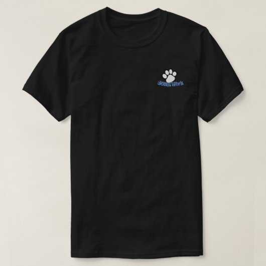 Scent Work Pag 1 Pocket Image T - Shirt (Design vorne)