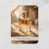 Scented Perfume Fragrance Shop Photo QR Code Visitenkarte (Vorderseite)