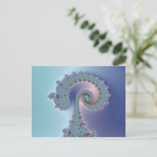 Scepter - Fraktal Postkarte (Stehend Vorderseite)