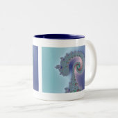 Scepter - Fraktal-Tasse Zweifarbige Tasse (VorderseiteRechts)