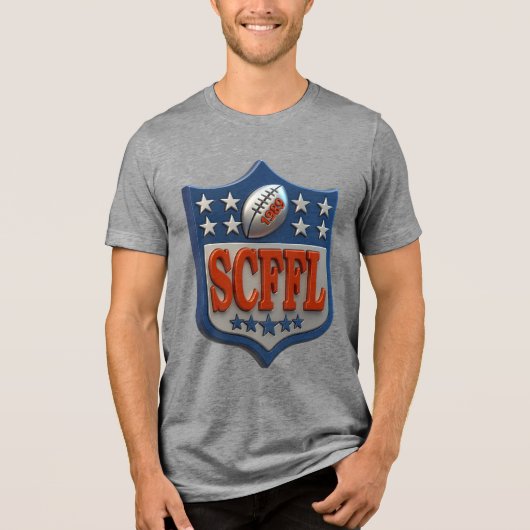 SCFFL 2025 - Logo 3D Tri-Blend Shirt (Vorderseite)