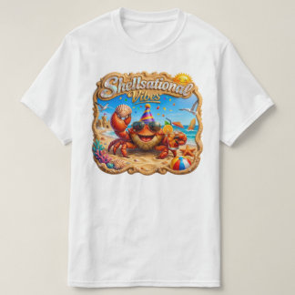 Schaalastische Vibes – Fröhliche Strandkunst der K T-Shirt